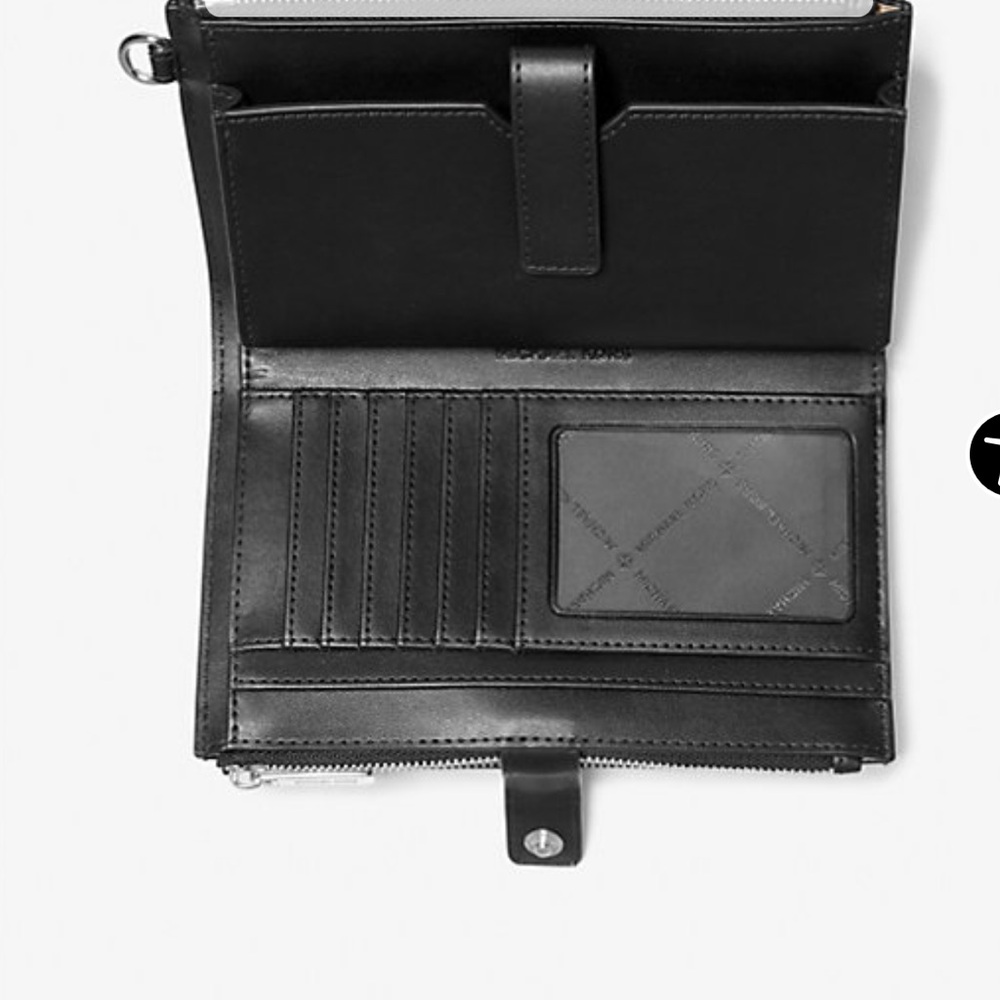 MICHAEL KORS Jet Set Lg Ombré Signature Logo Double Zip Wristlet Phone Holdr
NWT - Picture 5 of 16